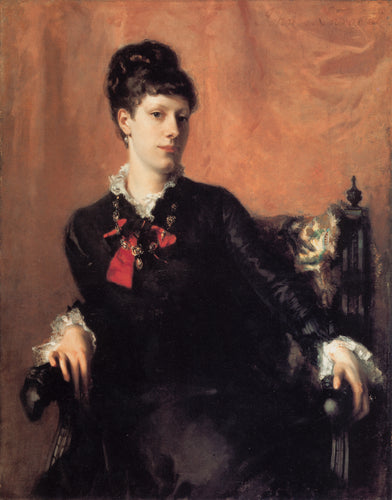 Retrato de Frances Sherborne Ridley Watts (John Singer Sargent) - Reprodução com Qualidade Museu