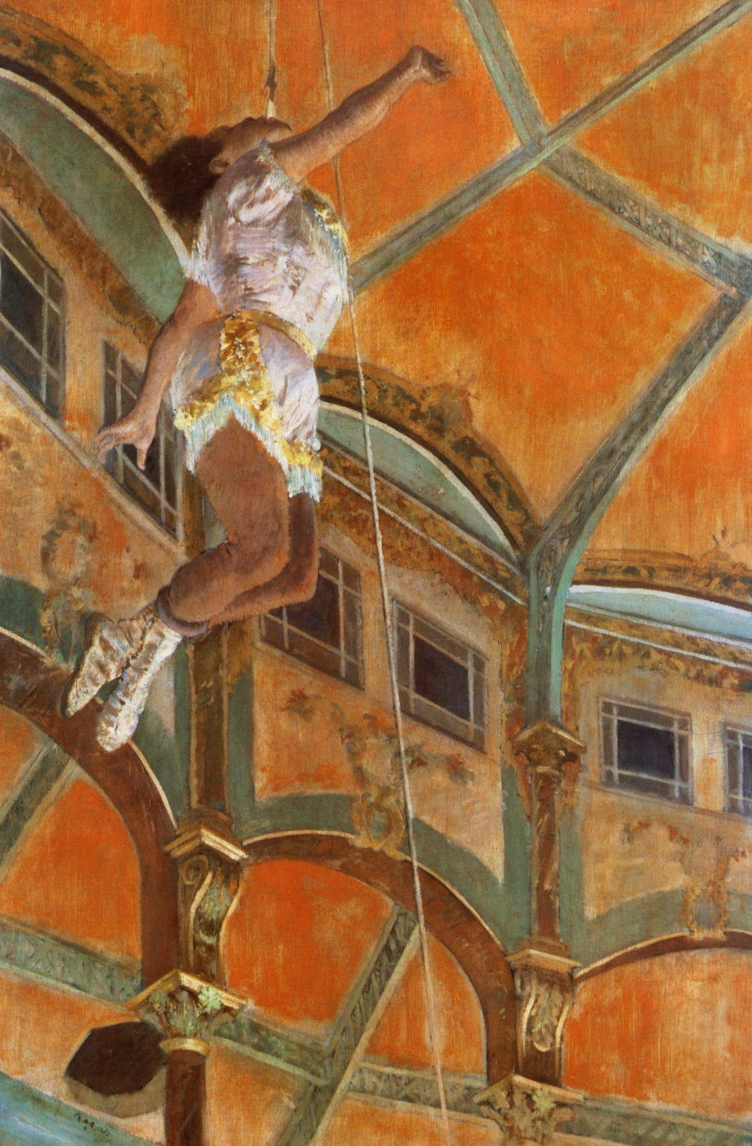 Miss La La no Cirque Fernando (Edgar Degas) - Reprodução com Qualidade Museu