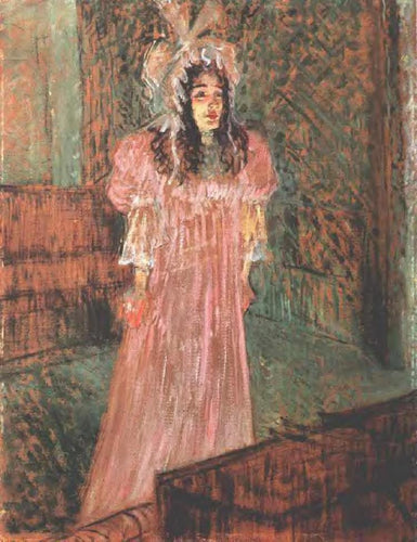 Miss May Belfort (Henri de Toulouse-Lautrec) - Reprodução com Qualidade Museu