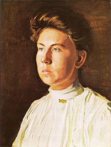Retrato da Srta. Rebecca MacDowell (Thomas Eakins) - Reprodução com Qualidade Museu