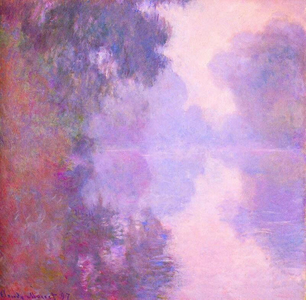 Manhã Nebulosa no Sena (Claude Monet) - Reprodução com Qualidade Museu