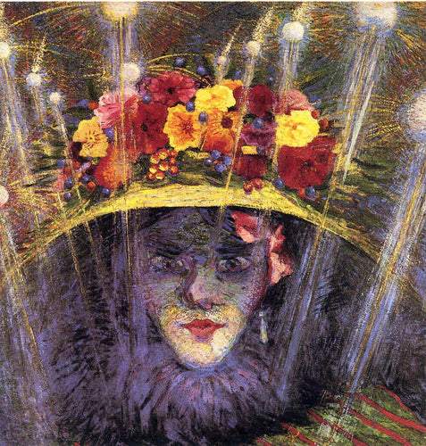 Ídolo moderno (Umberto Boccioni) - Reprodução com Qualidade Museu