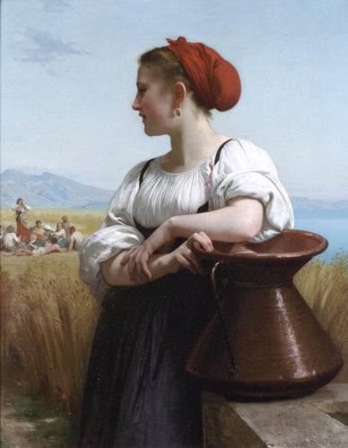 Moissoneuse (William-Adolphe Bouguereau) - Reprodução com Qualidade Museu