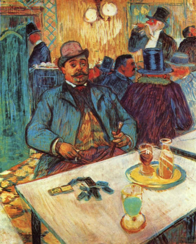 Monsieur Boileau (Henri de Toulouse-Lautrec) - Reprodução com Qualidade Museu