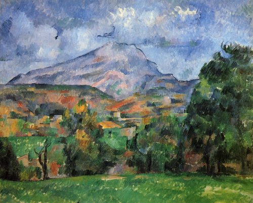 Monte Sainte Victoire (Paul Cézanne) - Reprodução com Qualidade Museu