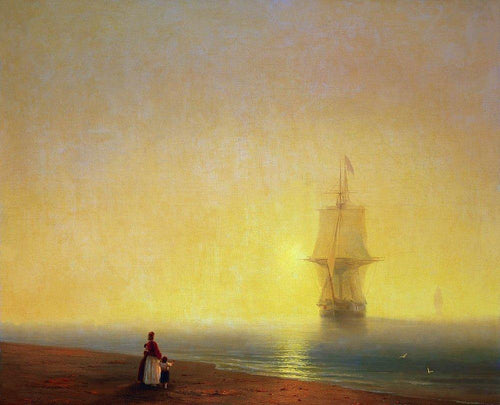Manhã no mar (Ivan Aivazovsky) - Reprodução com Qualidade Museu