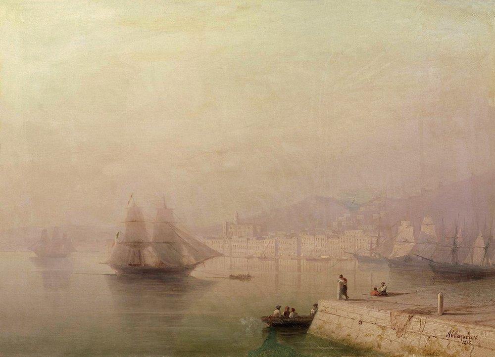 Morning Bay (Ivan Aivazovsky) - Reprodução com Qualidade Museu