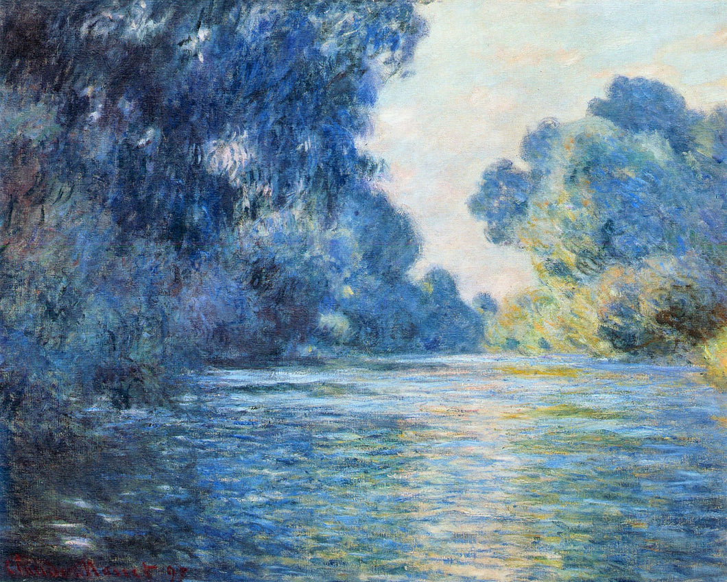 Manhã no Sena (Claude Monet) - Reprodução com Qualidade Museu