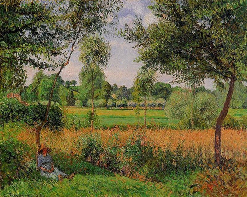 Manhã, Efeito Sol, Eragny (Camille Pissarro) - Reprodução com Qualidade Museu