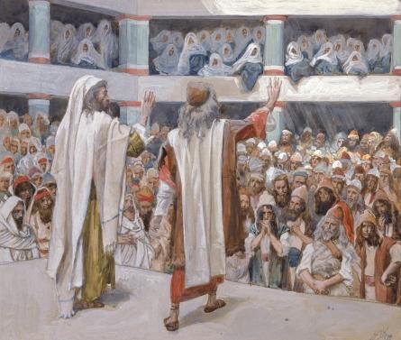 Moisés e Aarão falam com o povo