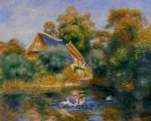 A mamãe ganso (Pierre-Auguste Renoir) - Reprodução com Qualidade Museu