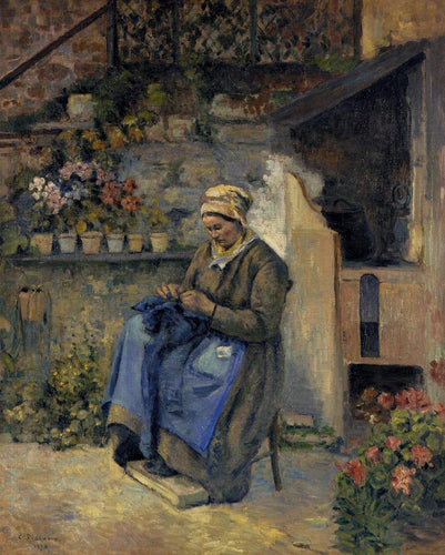 Mãe alegre (Camille Pissarro) - Reprodução com Qualidade Museu