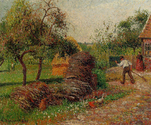 Mother Luciens Yard (Camille Pissarro) - Reprodução com Qualidade Museu