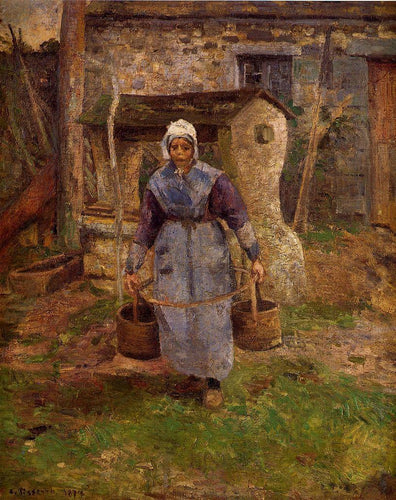 Madre Presle, Montfoucault (Camille Pissarro) - Reprodução com Qualidade Museu