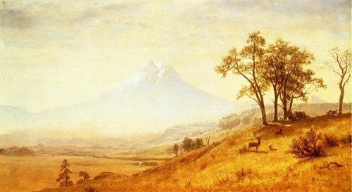 Mount Hood (Albert Bierstadt) - Reprodução com Qualidade Museu