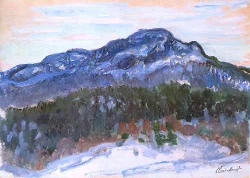 Monte Kolsaas (Claude Monet) - Reprodução com Qualidade Museu
