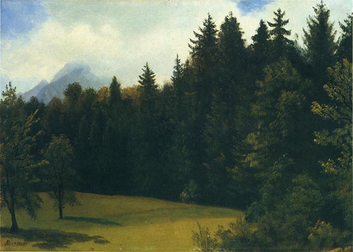 Mountain Resort (Albert Bierstadt) - Reprodução com Qualidade Museu