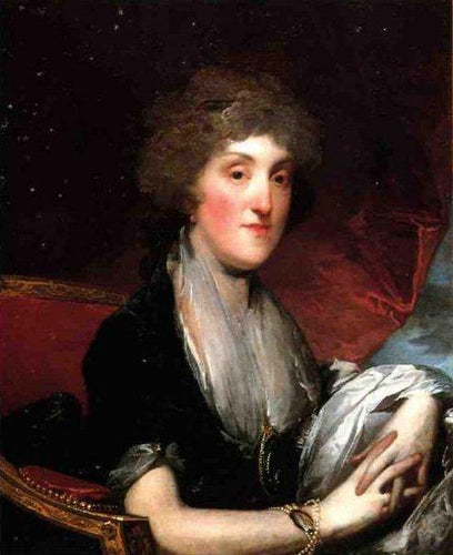 Sra. Alexander James Dallas, Nee Arabella Maria Smith (Gilbert Stuart) - Reprodução com Qualidade Museu