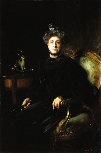 Sra. Asher Wertheimer (John Singer Sargent) - Reprodução com Qualidade Museu