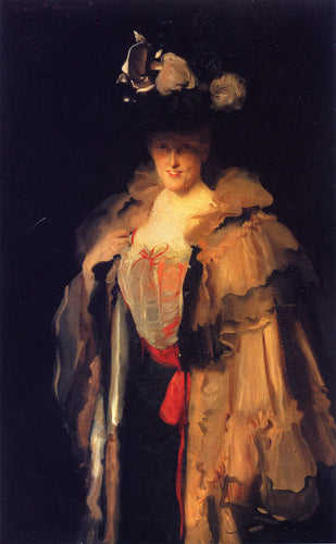 Sra. Charles Hunter - Mary Smyth (John Singer Sargent) - Reprodução com Qualidade Museu