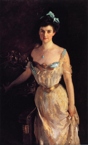 Sra. Charles Pelham Curtis (John Singer Sargent) - Reprodução com Qualidade Museu