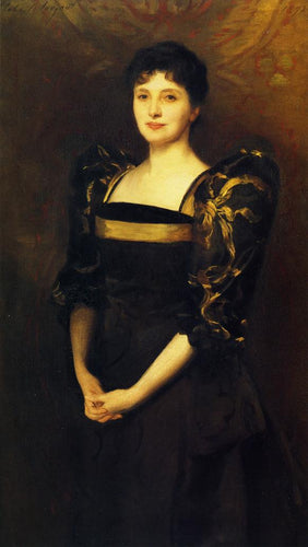 Sra. George Lewis - Elizabeth Eberstadt (John Singer Sargent) - Reprodução com Qualidade Museu