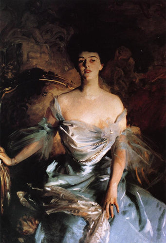 Sra. Joseph E. Widener (John Singer Sargent) - Reprodução com Qualidade Museu