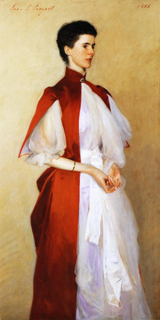 Sra. Robert Harrison (John Singer Sargent) - Reprodução com Qualidade Museu