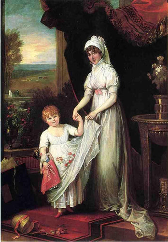 Sra. Thomas Keyes e sua filha - Replicarte