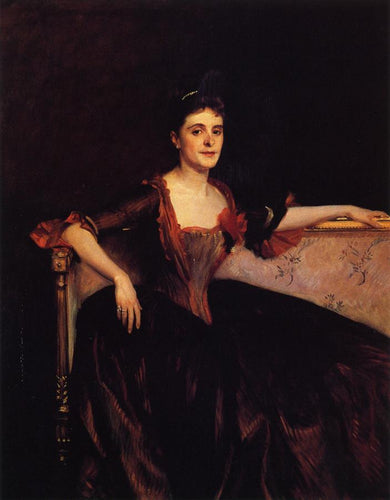 Sra. Thomas Lincoln Manson Jr (John Singer Sargent) - Reprodução com Qualidade Museu