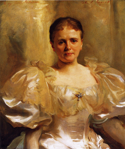 Sra. William Shakespeare - Louise Weiland (John Singer Sargent) - Reprodução com Qualidade Museu