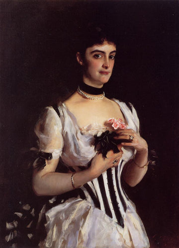 Sra. Wilton Phipps (John Singer Sargent) - Reprodução com Qualidade Museu