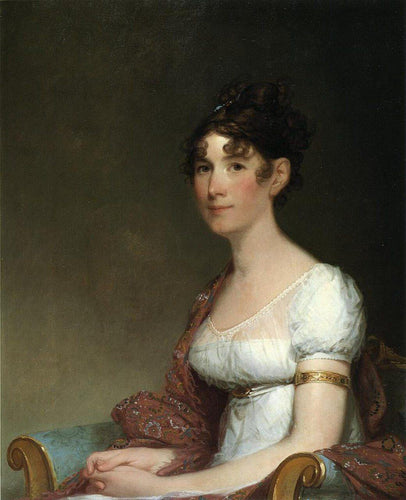 Sra. Harrison Gray Otis (Gilbert Stuart) - Reprodução com Qualidade Museu
