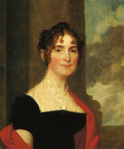 Sra. Polly Hooper (Gilbert Stuart) - Reprodução com Qualidade Museu