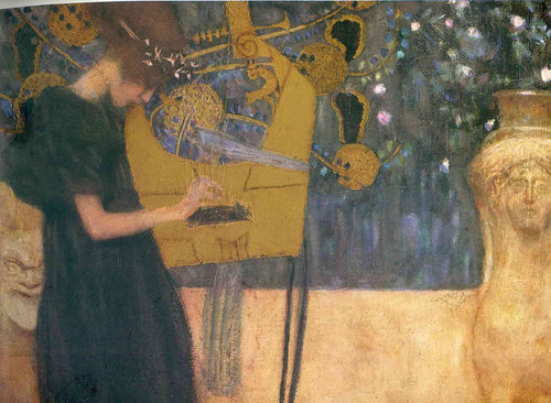 Música (Gustav Klimt) - Reprodução com Qualidade Museu