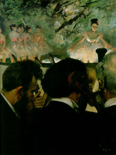 Músicos da Orquestra (Edgar Degas) - Reprodução com Qualidade Museu