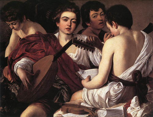 Músicos (Caravaggio) - Reprodução com Qualidade Museu