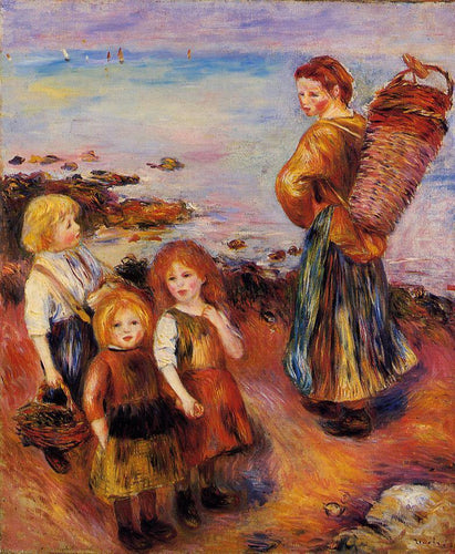 Pescador de mexilhão (Pierre-Auguste Renoir) - Reprodução com Qualidade Museu