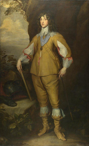 Príncipe Charles Louis, Conde Palatino (Anthony van Dyck) - Reprodução com Qualidade Museu