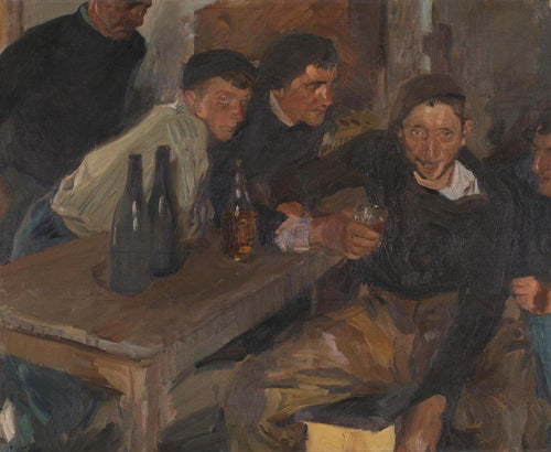 O bêbado, Zarauz (Joaquin Sorolla) - Reprodução com Qualidade Museu
