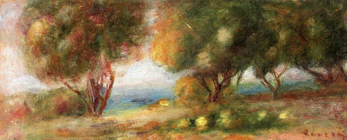 Paisagem à beira do rio (Pierre-Auguste Renoir) - Reprodução com Qualidade Museu
