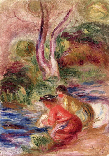 Lavanderias (Pierre-Auguste Renoir) - Reprodução com Qualidade Museu