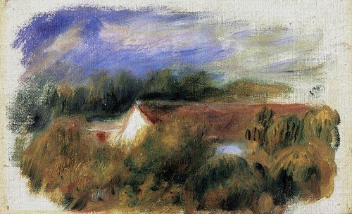 Telhados Vermelhos (Pierre-Auguste Renoir) - Reprodução com Qualidade Museu