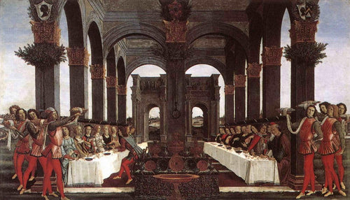 A história de Nastagio Degli Onesti - quarto episódio (Sandro Botticelli) - Reprodução com Qualidade Museu