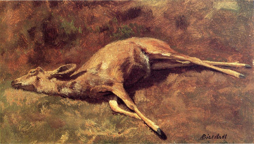 Um nativo da floresta (Albert Bierstadt) - Reprodução com Qualidade Museu