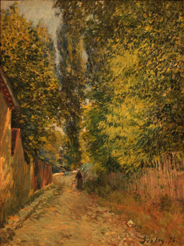 Perto de Louveciennes (Alfred Sisley) - Reprodução com Qualidade Museu