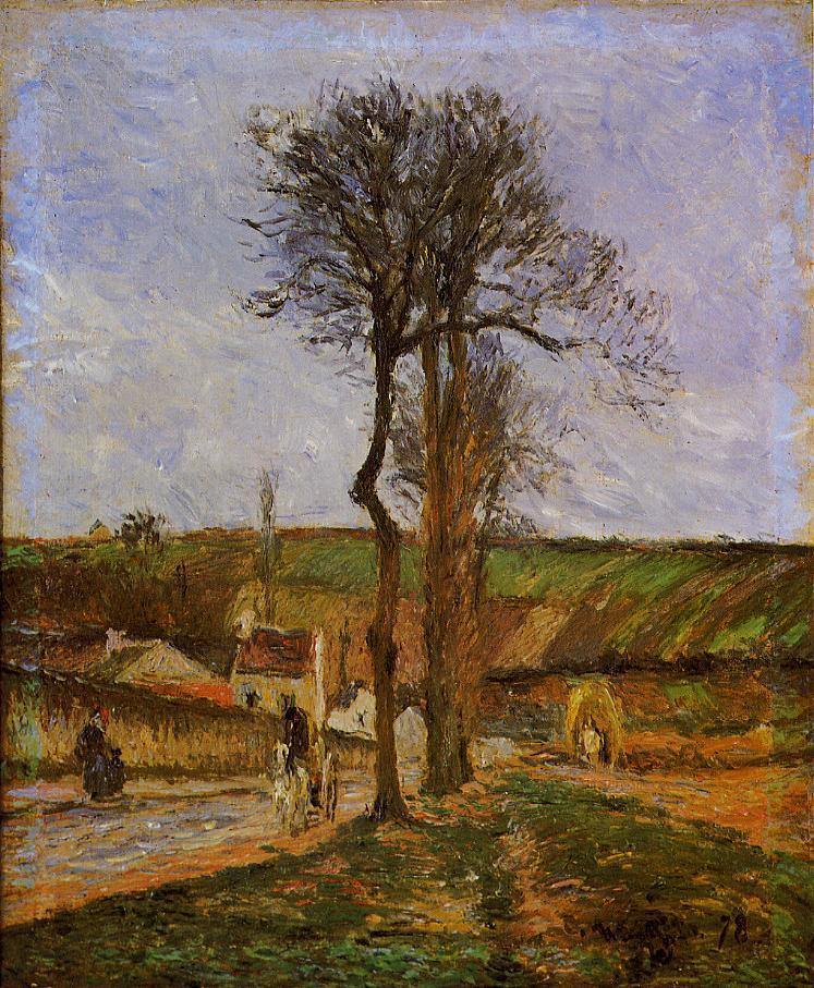 Perto de Pointoise (Camille Pissarro) - Reprodução com Qualidade Museu