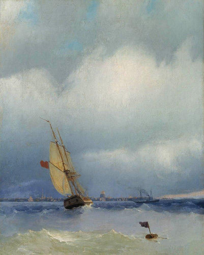 Neva (Ivan Aivazovsky) - Reprodução com Qualidade Museu