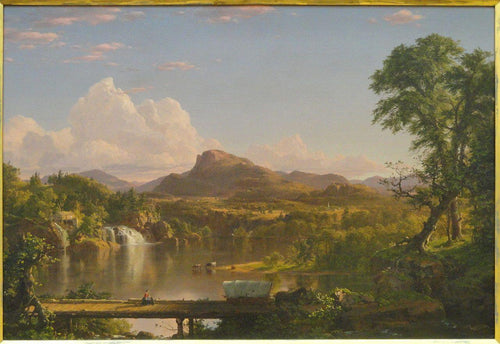 Cenário da Nova Inglaterra (Frederic Edwin Church) - Reprodução com Qualidade Museu