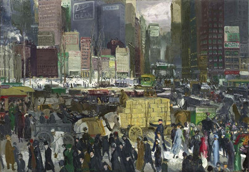 Nova york (George Bellows) - Reprodução com Qualidade Museu